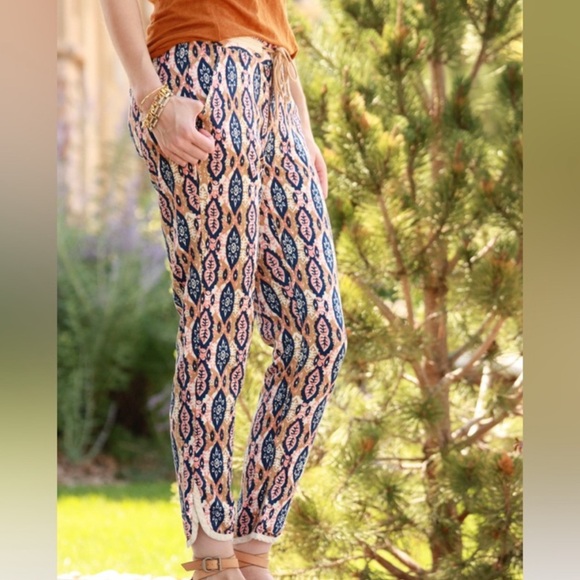 Anthropologie Pilcro & The Letterpress Ikat Jogger Pants - Picture 2 of 6